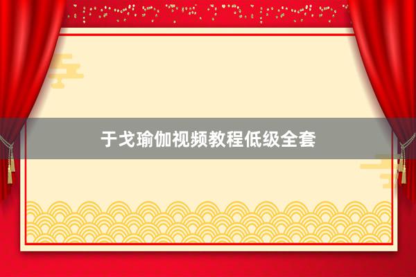 于戈瑜伽视频教程低级全套